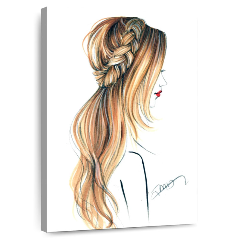 Shuttleworth Good Hair Day, 51" H x 34" W