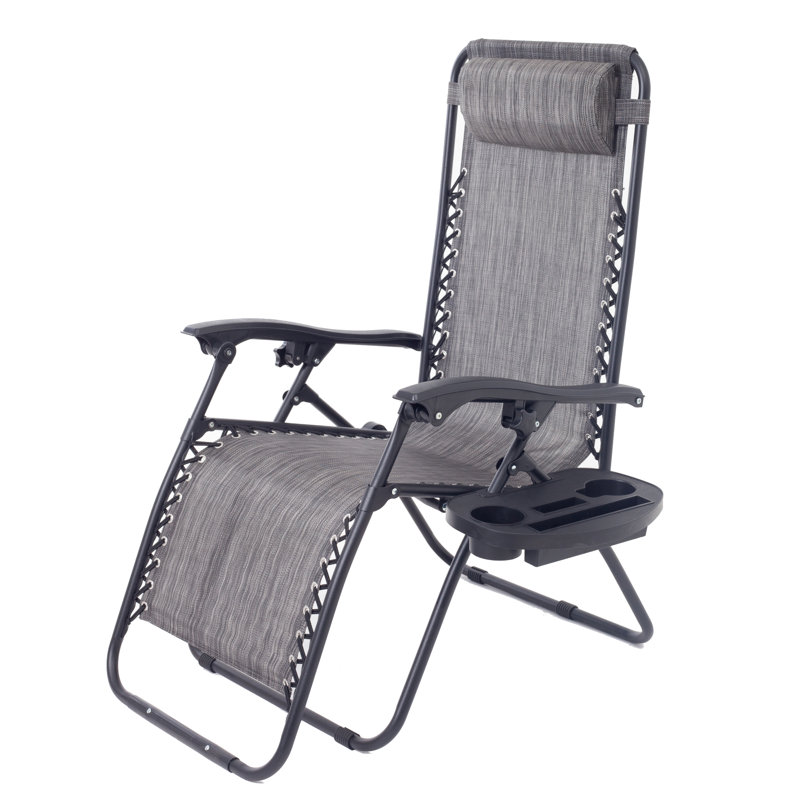 Medway Folding Zero Gravity Chair, Gray