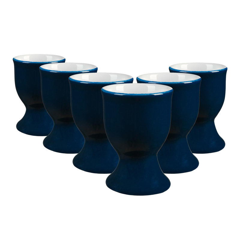 Argon Tableware Porcelain Egg Cup, Navy