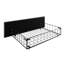 Lit plateforme en métal avec tiroirs de rangement en velours-400645398-400645396