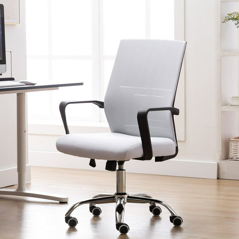 Chaise de bureau Atlee, Blanc
