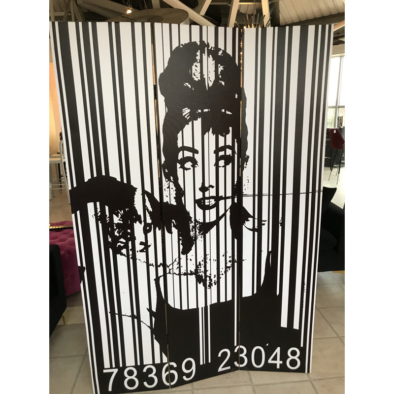 180cm x 120cm Hepburn 3 Panel Room Divider