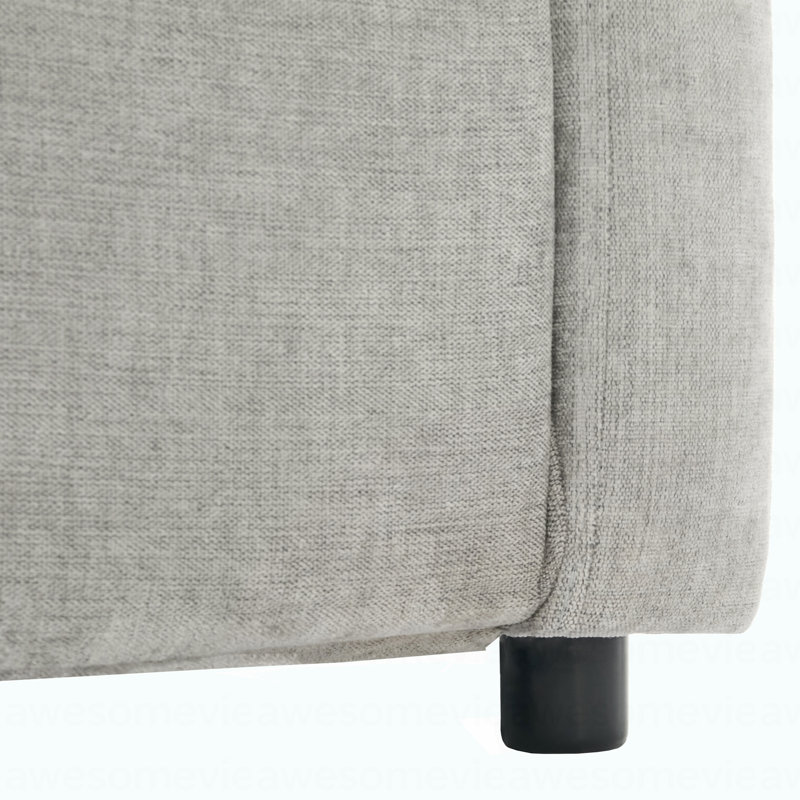 Ensemble de canapé rembourré Cozy surdimensionné Comfy Cloud Sofa, Gris clair