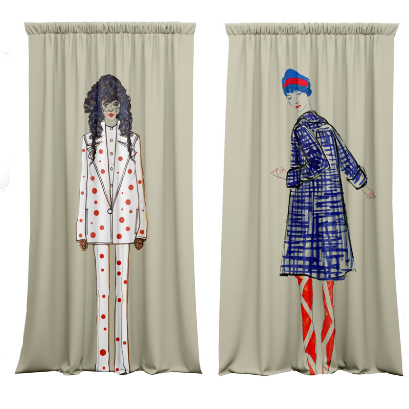 Ashendon Velvet Blackout Curtain Panel Pair, 148cm Width x 350cm Drop