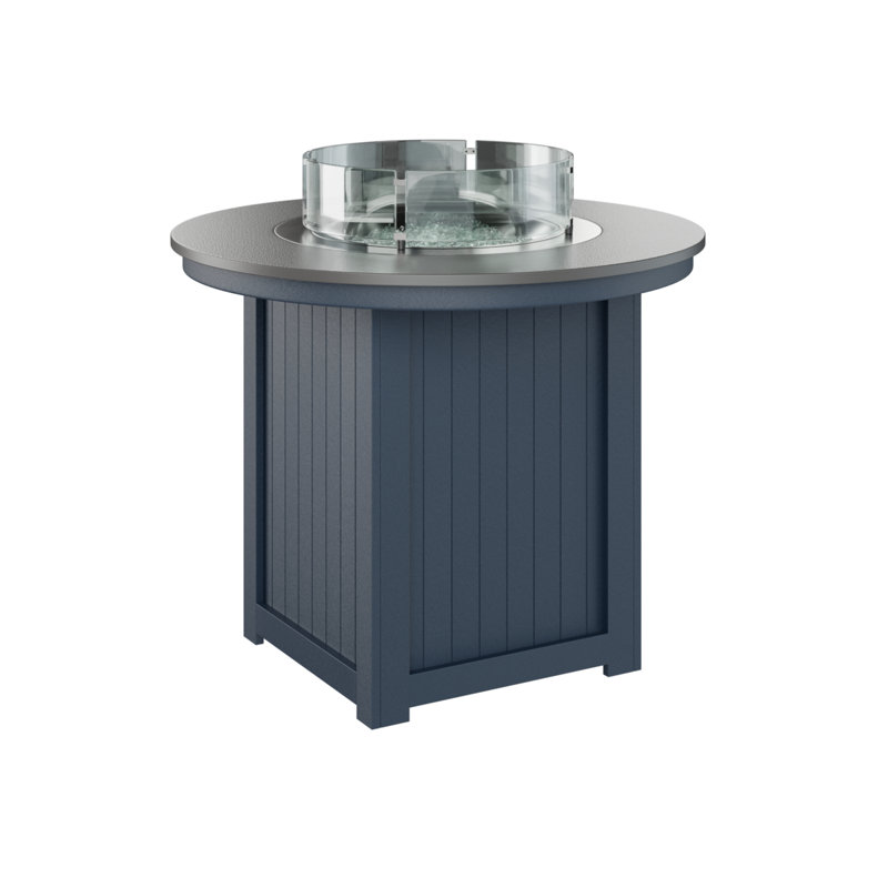 Foyer de table rond à hauteur de comptoir de 44 po Berlin Gardens Donoma, H 37 po x l 44 po x P 44 po