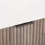 Table de chevet en gris rustique et blanc-1231599396
