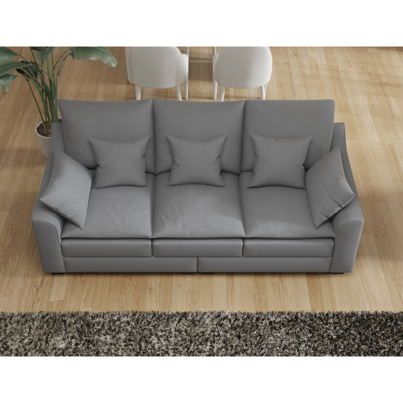 Modern Canapé 78,7 po Canapé 3 places avec coussins rembourrés