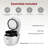 CUCKOO 10-Cup Micom Rice Cooker with Nonstick Inner Pot, 16 Menu Options, LCD Display, Fuzzy Logic Tech, Auto Clean (White)  CR-1020F