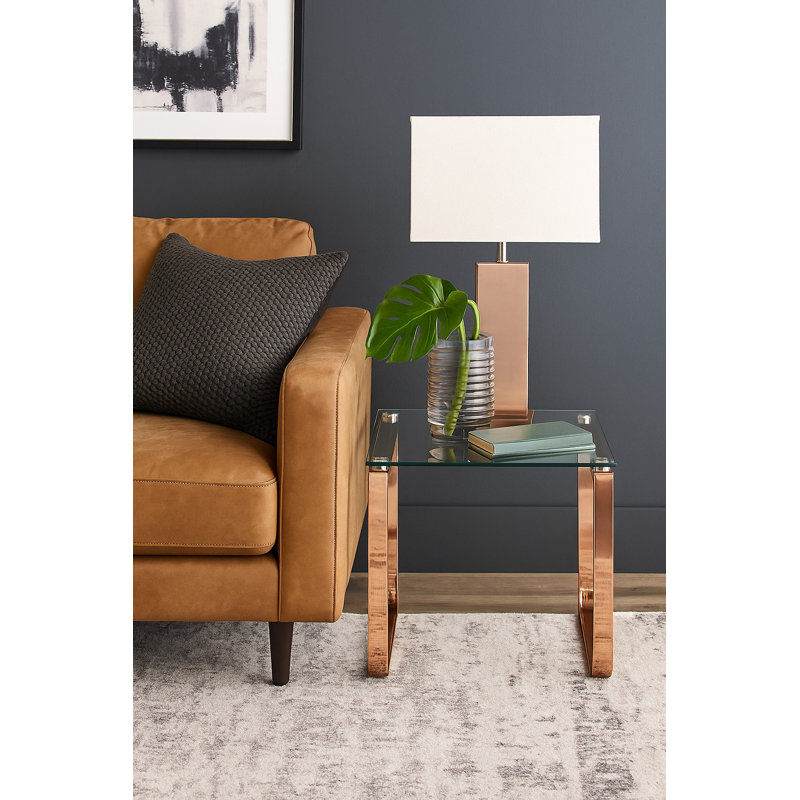 Crewe Sled Coffee Table, Copper