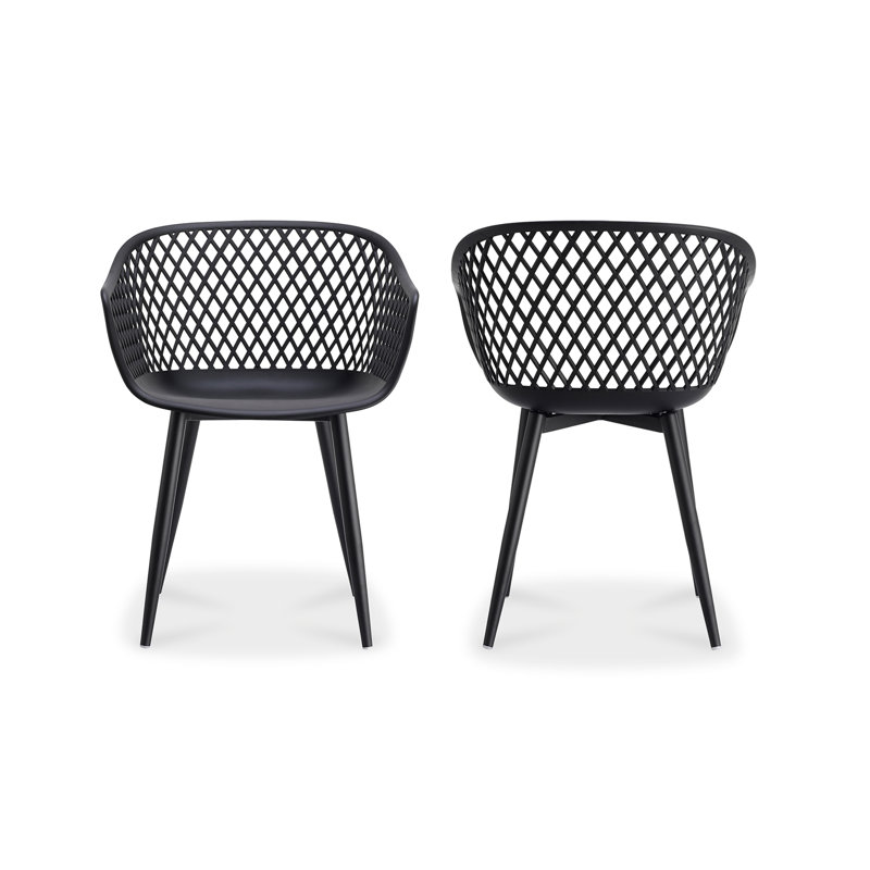 Piazza Patio Dining Chair, Black