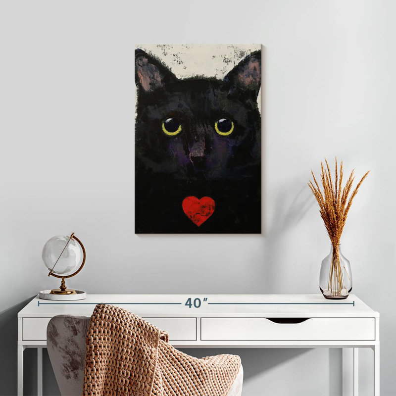 Brampt Love Cat, 24" H x 16" W