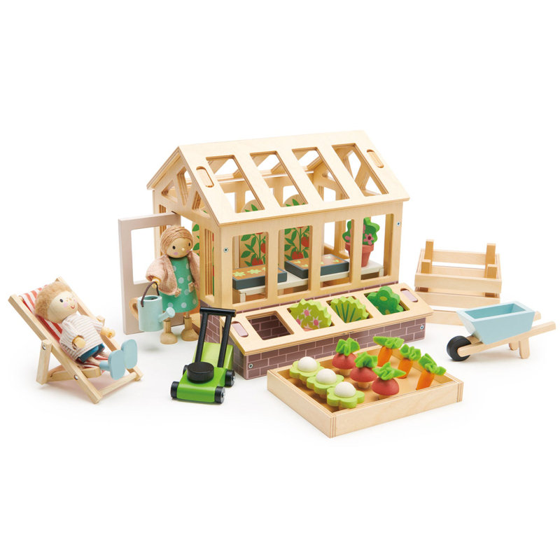 Greenhouse and Garden Dollhouse Furniture