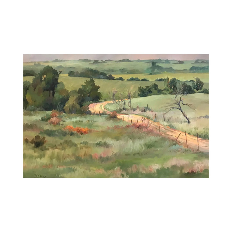 Backroad Osage 1 Piece Wall Art on Canvas, 66.04 cm H x 101.6 cm W x 3.175 cm D, Does Not Apply