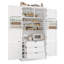 Grand garde-manger autoportant avec tablettes réglables et prise de courant intégrée-66189374