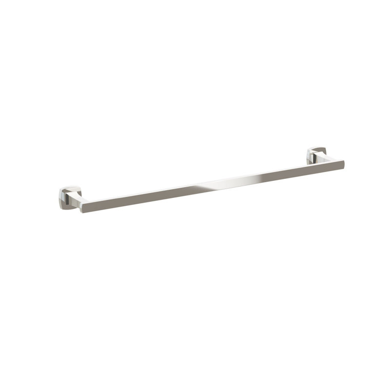 Towel Bar, 1.625" H x 25.375" L x 3.125" D, Polished Nickel