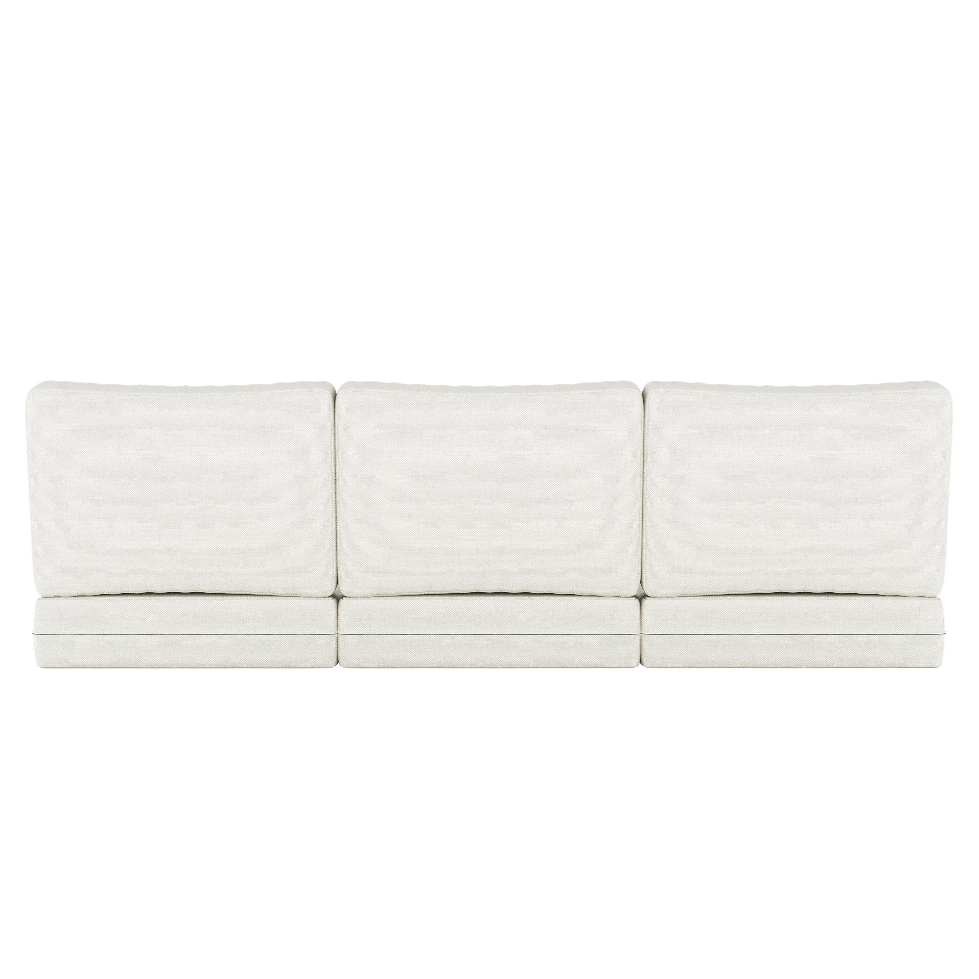 Sunbrella Outdoor Sofa Seat / Back Cushion, Sunbrella Bliss Linen