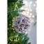 D6 "boule de brindilles glacées, boules de Noël suspendues décoratives pour décorations de fêtes, ensemble de 4