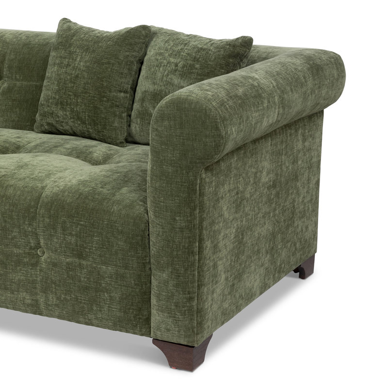 Tuxedo Sofa, Taupe, Green
