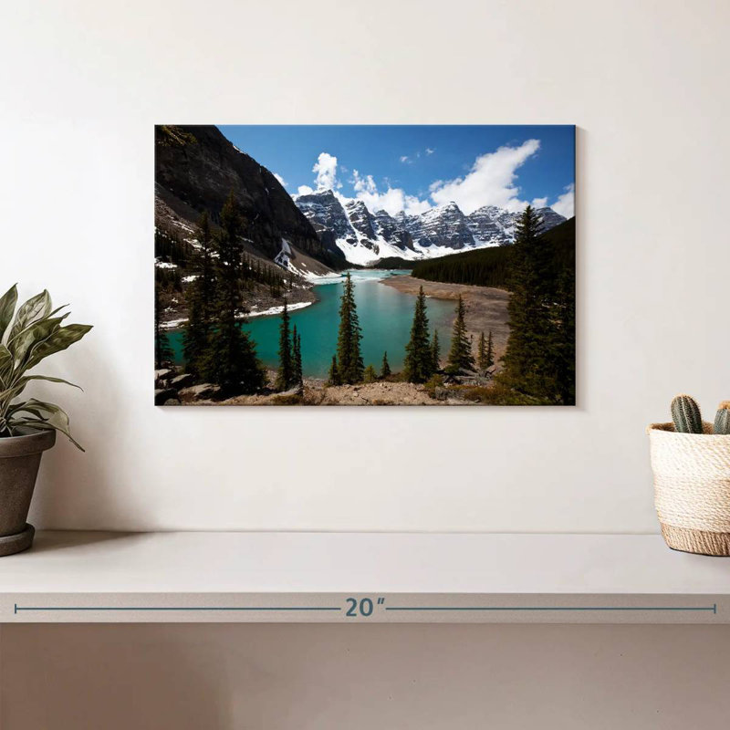 Alvord Moraine Lake à Banff Park, H 8 po x l 12 po