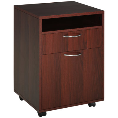 15.7'' Wide 1 -Drawer Mobile File Cabinet