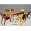 Faulkner 6 - Person Solid Wood Patio Dining Set Umbrella Hole Included Rectangular Table with Cushions Included-653059281
