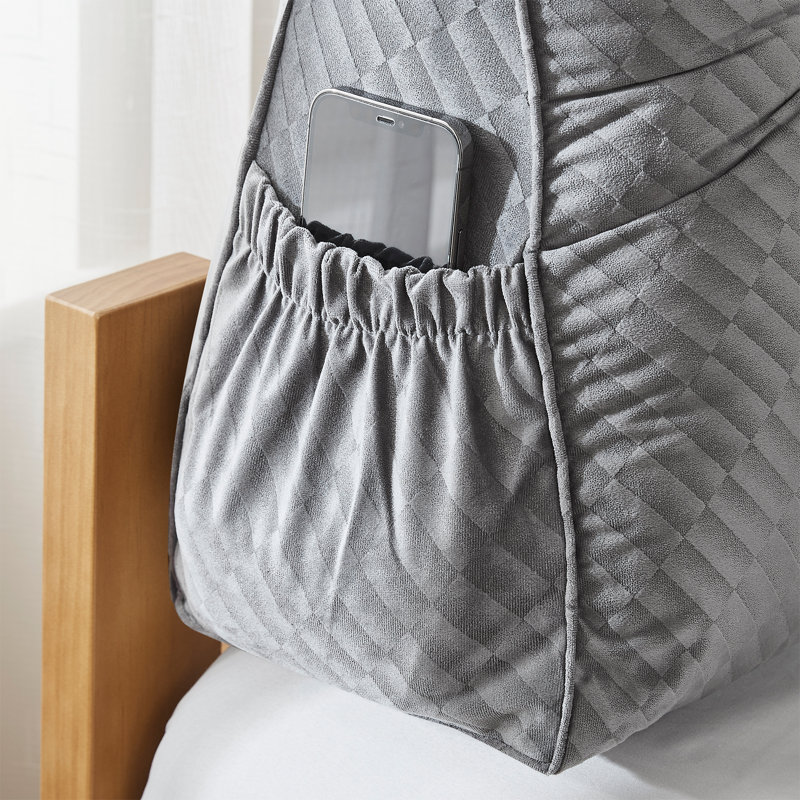 Rainha - Coussin de dossier capitonné Lounger College, Gris