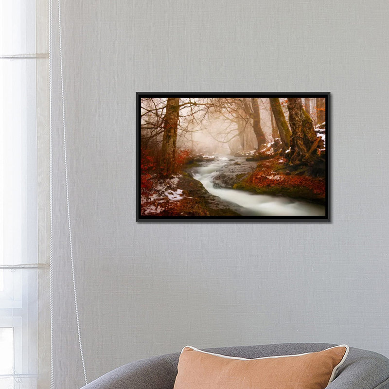 « the matinée walk », reproduction de photo sur toile, H 18 po x l 26 po x P 1,5 po, Toile tendue