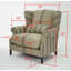 Leon Linen Wingback Chair