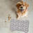Subtle Neutrals - 1 Piece Bone Shape Feeding Mat