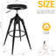 Tabouret de bar pivotant à hauteur réglable, tabourets de bar à hauteur de comptoir avec chaises en métal à hauteur de comptoir avec repose-pieds pour la cuisine et la salle à manger-1017718452