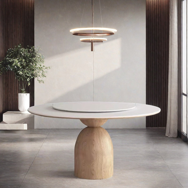 Table de salle à manger Issaias, H 29,5 po x L 53,1 po x l 53,1 po