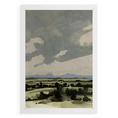 «Pink Hazy Sky I», impression sur toile seulement - non encadrée