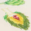 Coussin lombaire brodé Artichoke-100728728