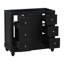 [Cabinet seulement] Meuble-lavabo noir de 36 po (lavabo non inclus)