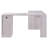 Travis L-Shaped Executive Desk with Power Outlet-1156383222