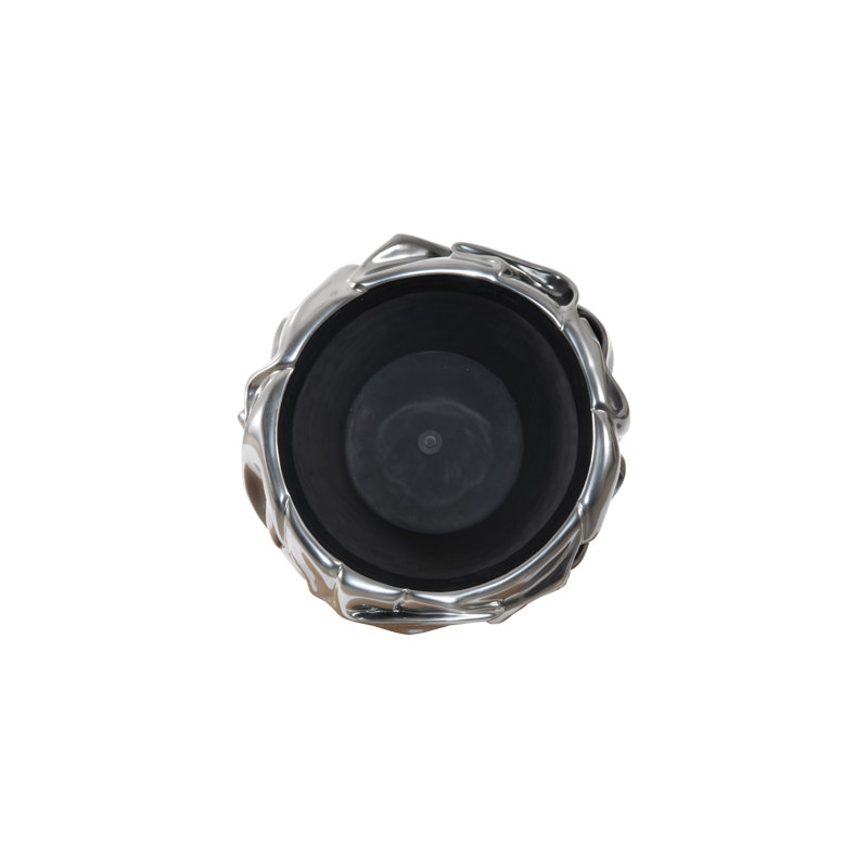 Drape Planter Gel Coat, Liquid Silver