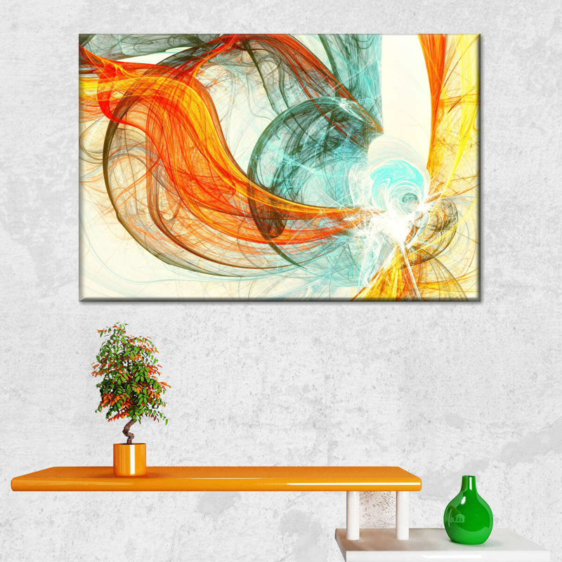 Energy Dynamic Abstract Canvas Print, 32" H x 48" W x 1.25" D