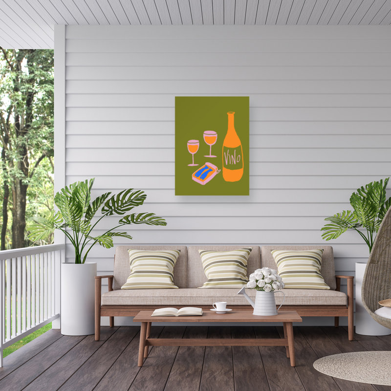 Bologolaise devant le repas I sur impression sur toile, H 19 po x l 14 po