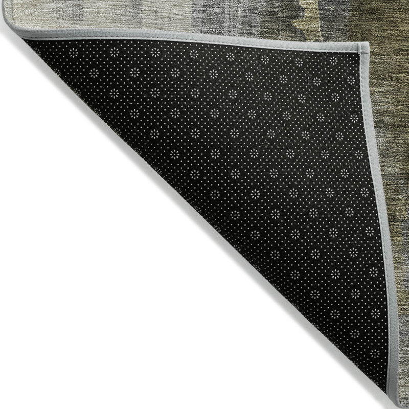 Tapis intérieur lavable abstrait 10 pi x 14 pi HomeRoots