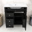 Sriyaan Bathroom Vanity with Ceramic Top, Bathroom Storage Cabinet with 2 Drawers and Tip-out Drawer-411531477-411531476