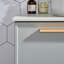 Meuble-lavabo autoportant simple 28 po avec plateau en céramique Euan