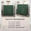 Meuble-lavabo vert 30 po avec lavabo en céramique, meuble de rangement avec portes à fermeture douce et organisateur de porte et tiroirs-2099552319