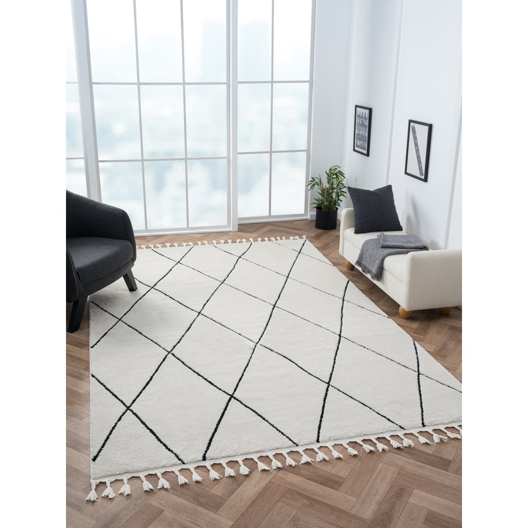 Teppich Fantasy Tapis weiß