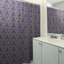 Rideau de douche simple à triangles à main classique Patricia Geoffrey-126132753-39224257