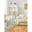 Tapis de bois one-of-kind-noué la 2010 chobi ivoire/crème/noir 6 pi 7 po x 10 pi zone de laine 2 po Adrialys