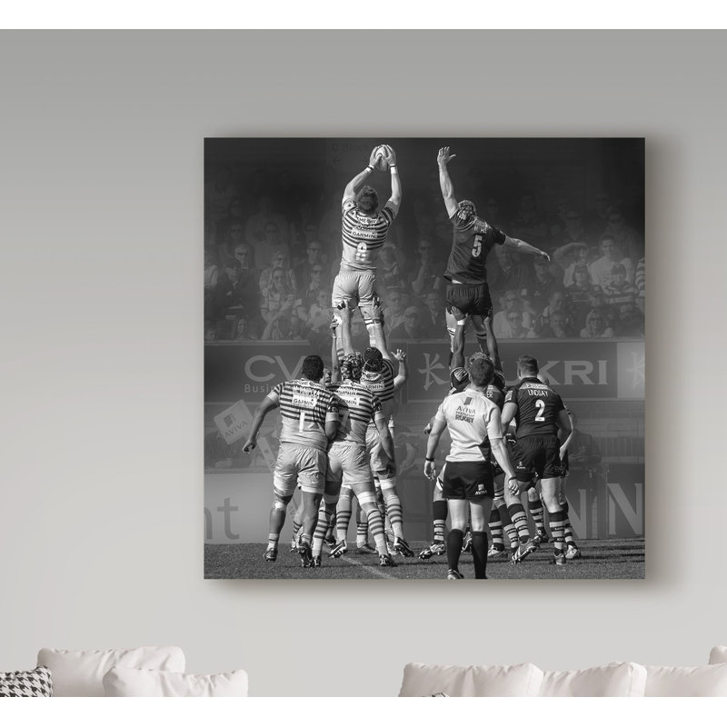 « 8 vs 5 », reproduction de photo sur toile tendue, H 14 po x l 14 po x P 2 po