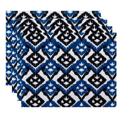 Feltner Polyester Geometric Rectangle Placemat