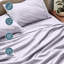 Ensemble de draps pour grand lit - 1800 draps de grand lit en microfibre douce - double brossé - poches profondes - ajustement facile - ensemble de 4 pièces - draps-120596639