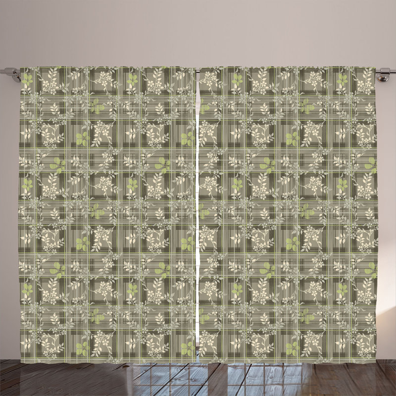 Semi Sheer Curtain Pair