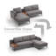 Canapé modulaire 6 pièces Carlvin-787463931